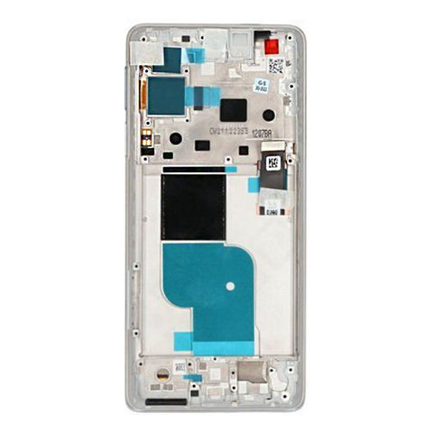 Motorola Moto Edge 30 Pro (XT2201) LCD Display + Touchscreen + Frame - 5D68C20277 - White