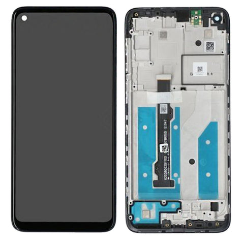 Motorola Moto G8 (XT2045) LCD Display + Touchscreen + Frame 5D68C16383 Black