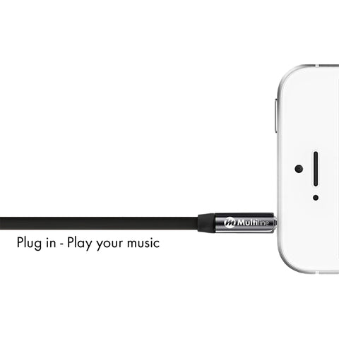 Multiline Aux Cable 1.5m Space Black