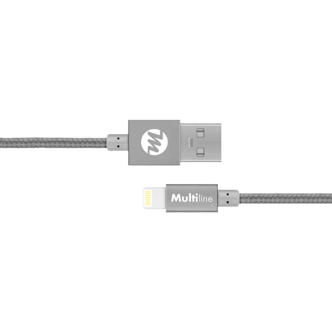 Multiline Lux Lightning Cable 1.2m Space Gray