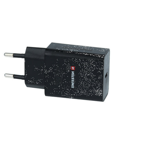 Swissten USB-C Travel Charger (25W) - 22060400 - Black