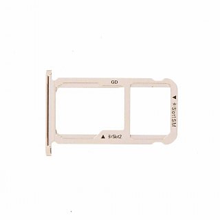 Huawei GR5 2017 (Honor 6X) Simcard holder + Memorycard Holder 51661CBQ  Gold