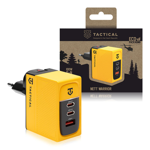 Tactical Nett Warrior GaN 100W - 8596311228414 - Yellow