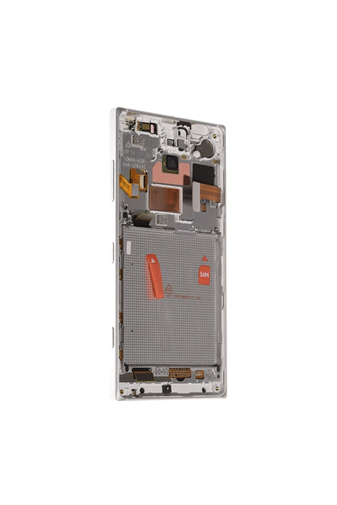 Nokia Lumia 830 LCD Display + Touchscreen + Frame - 00812T0 - White