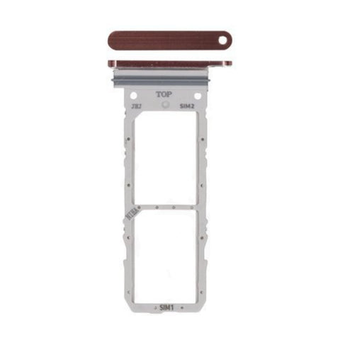 Samsung SM-N980F Galaxy Note 20/SM-N981F Galaxy Note 20 5G Simcard holder + Memorycard Holder GH98-45734B Bronze