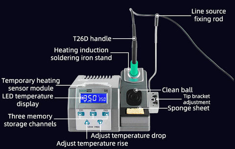Sugon T26D Precision Soldering Station - 220V  - Suitable For JBC Soldering Tips