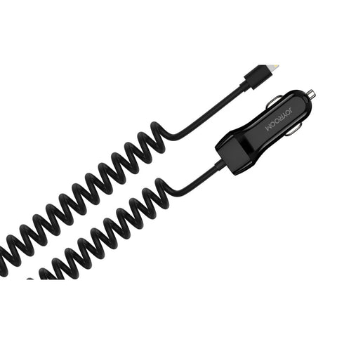 Joyroom - UP-522AL - 2.1A Car Charger - Lightning - Black