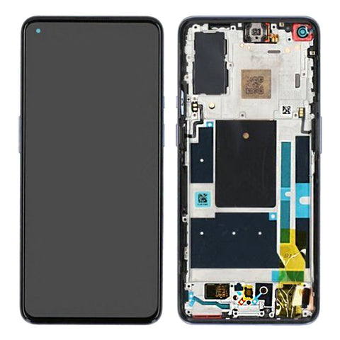 OnePlus 9 (LE2113) LCD Display + Touchscreen + Frame - 1001100054 - Winter Mist