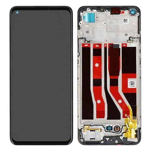 Oppo A74 4G (CPH2219) LCD Display + Touchscreen + Frame - 4907039 - Black