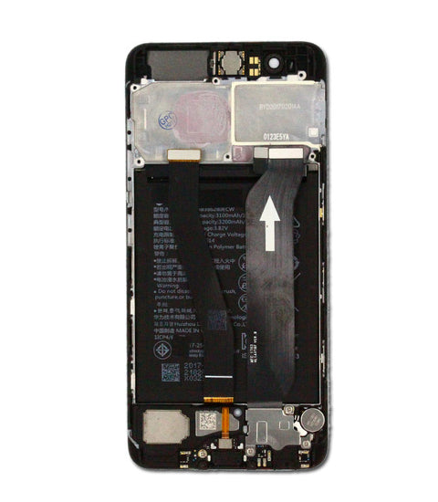 Huawei P10 LCD Display + Complete Housing (Pulled) - Black