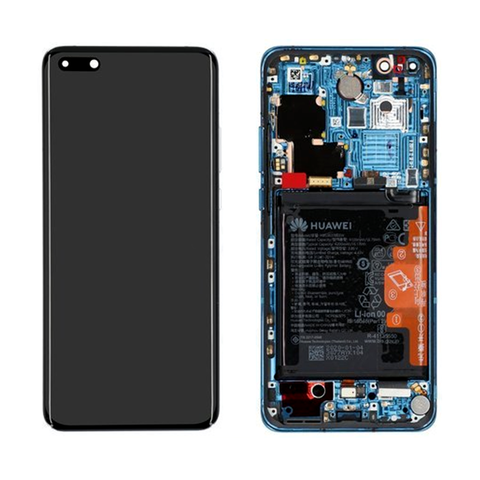 Huawei P40 Pro (ELS-NX9) LCD Display + Touchscreen + Frame - 02353PJJ - Blue