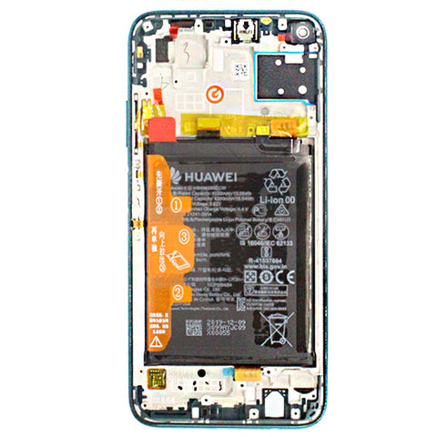 Huawei P40 Lite (JNY-LX1) LCD Display + Touchscreen + Frame Incl. Battery and Parts 02353KGA Green