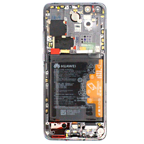 Huawei P40 Pro (ELS-NX9) LCD Display + Touchscreen + Frame Incl. Battery and Parts 02353PJG Black