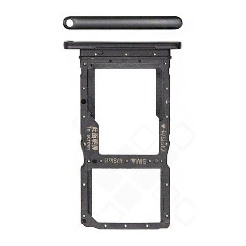 Huawei P Smart Pro (STK-L21)/Honor 9X Pro (HLK-L41) Simcard Holder - 51661NHC - Black