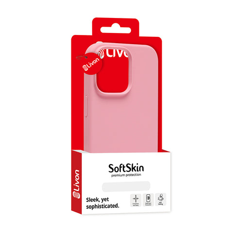 Livon iPhone 16 Pro SoftSkin - Rose Pink