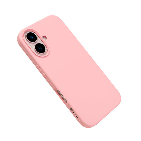 Livon iPhone 16 Plus SoftSkin - Rose Pink