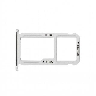 Huawei GR5 2017 (Honor 6X) Simcard holder + Memorycard Holder 51661CBR  Silver