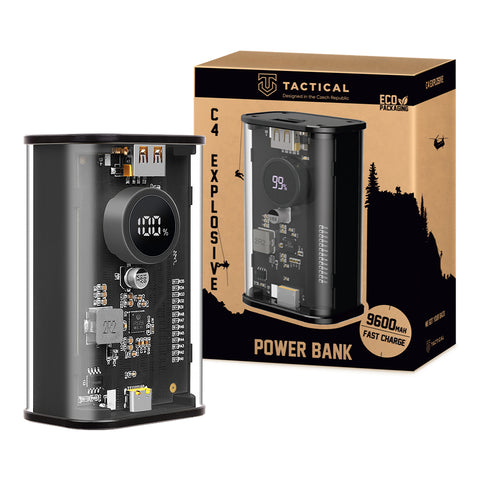 Tactical C4 Explosive Powerbank 9600 mAh - 8596311204456 - Black