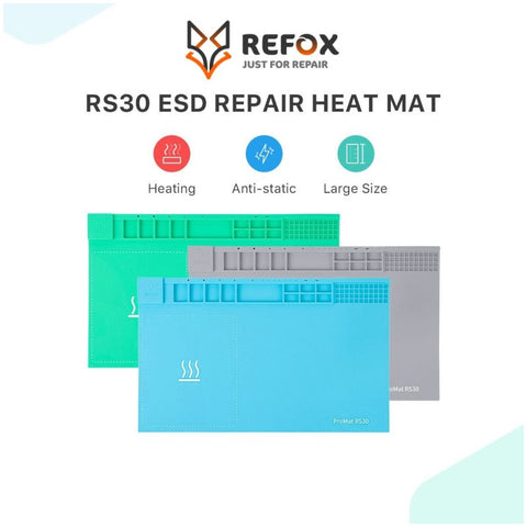Refox RS30 ESD Repair Heating Mat - Blue