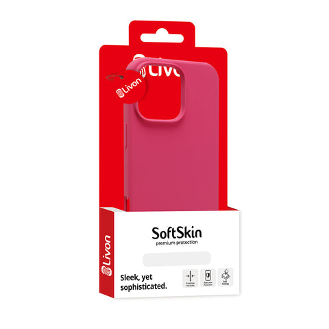 Livon iPhone 13 Pro SoftSkin - Pink Punch