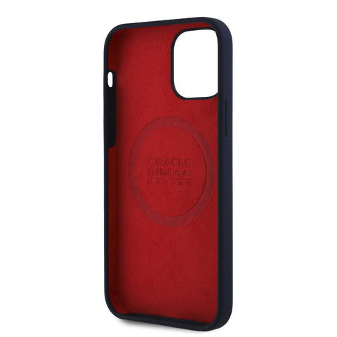 Red Bull iPhone 15 Pro MagSafe Liquid Silicon Case With Horizontal Logo - 3666339369088 - Navy