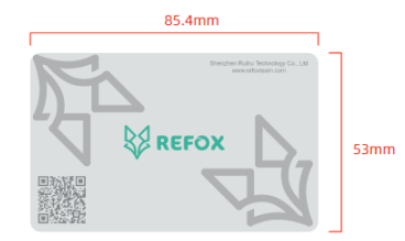 Refox Handy Plastic Opening Card - RS62 - 20pcs Per Bag