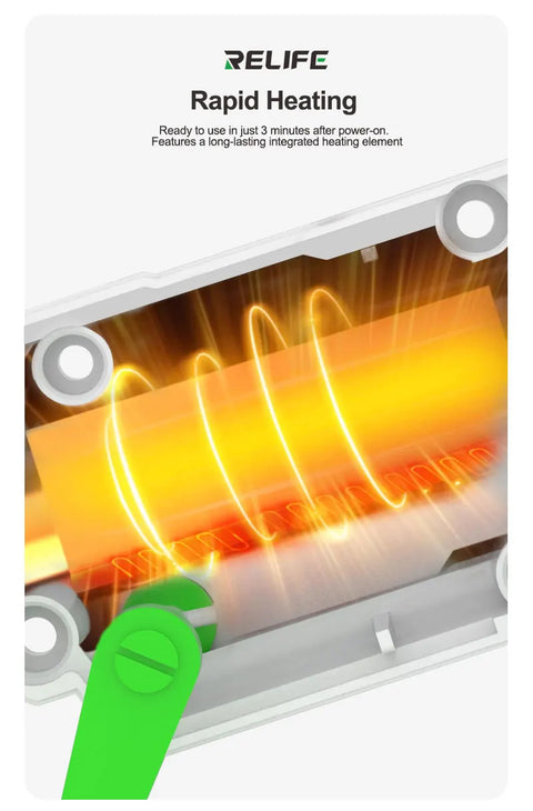 Relife Hot Melt Glue Gun - RL-062E - With Hot Melt Glue Stick (10pcs)