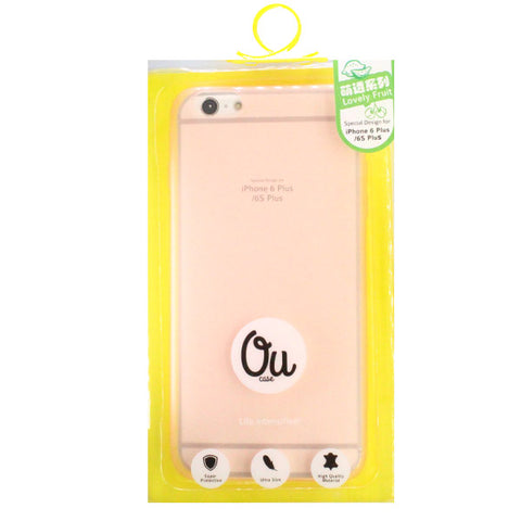 Oucase Apple iPhone 6 Plus/iPhone 6S Plus TPU Case - Lovely Fruit Series Rose Gold