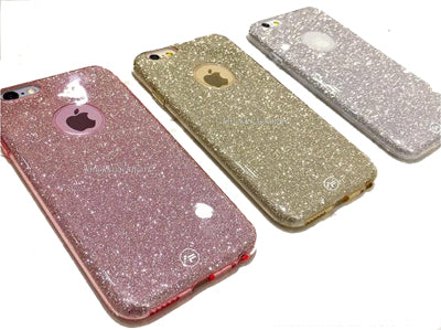 Fshang iPhone 7/iPhone 8/iPhone SE (2020) TPU Case - Rose Series - Silver