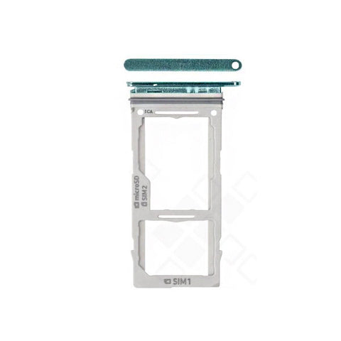Samsung G975F Galaxy S10 Plus Simcard holder + Memorycard Holder GH98-43724E Green