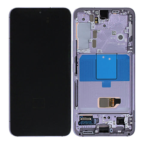 Samsung SM-S901B Galaxy S22 LCD Display + Touchscreen + Frame - GH82-27520G/GH82-27521G - Purple