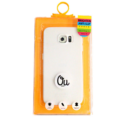 Oucase Samsung G920F Galaxy S6 TPU Case Brighten Series - White