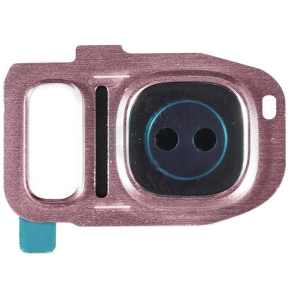 Samsung G930F Galaxy S7/G935F Galaxy S7 Edge Camera lens Frame + Camera Lens GH98-39403E Pink Gold