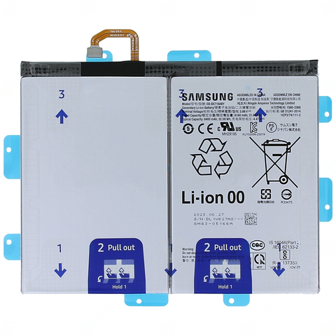 Samsung SM-X710 Galaxy Tab S9 (WiFi)/SM-X716 Galaxy Tab S9 (5G) Battery - GH82-31774A - EB-BX716ABY - 8400 mAh