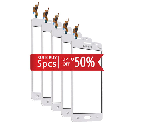 Samsung G530 Galaxy Grand Prime Touchscreen/Digitizer Bulk Pack 5 Pcs White