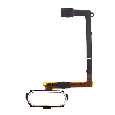 Samsung G920F Galaxy S6 Home button Flex Cable + Button GH96-08166A White