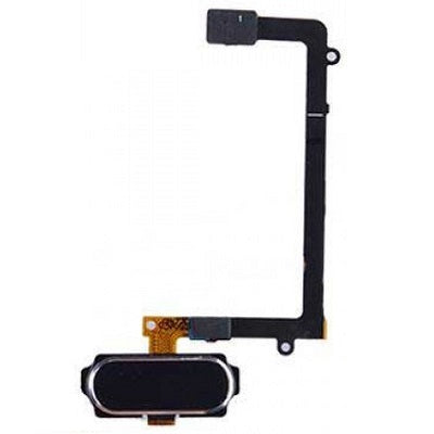 Samsung G925F Galaxy S6 Edge Home button Flex Cable + Button  Black