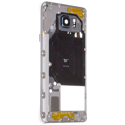 Samsung N920 Galaxy Note 5 Midframe with Power Volume and NFC Black
