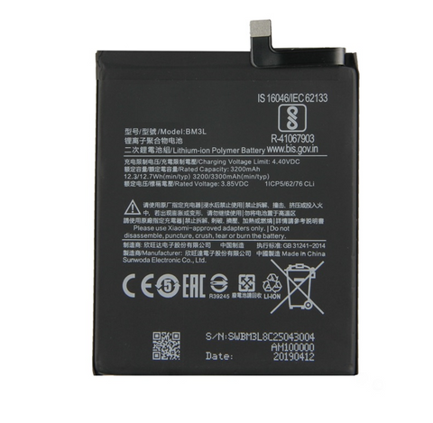 Xiaomi Mi 9 (M1902F1G) Battery - BM3L 3300 mAh