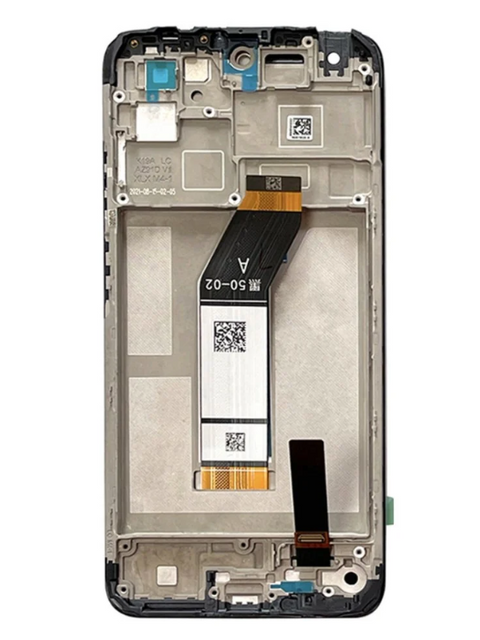 Xiaomi Redmi 10 (21061119AG)/Redmi 10 (2022) (21121119SG)/Redmi Note 11 4G (21121119SC) LCD Display + Touchscreen + Frame - Black