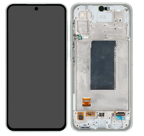 Samsung SM-A366B Galaxy A36 LCD Display + Touchscreen + Frame - GH82-36841C - Lime