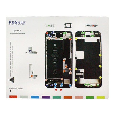Magnetic Screw Mat iPhone 8
