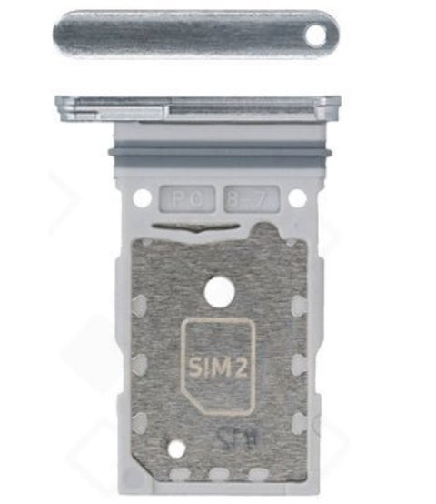 Samsung SM-S911B Galaxy S23/SM-S916B Galaxy S23 Plus Simcard Holder - GH98-47996F - Silver
