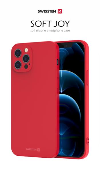 Swissten iPhone 12 Pro Max Soft Joy Case - 34500172 - Red