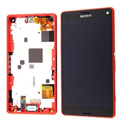 Sony Xperia Z3 Compact (D5803) LCD Display + Touchscreen + Frame  Red