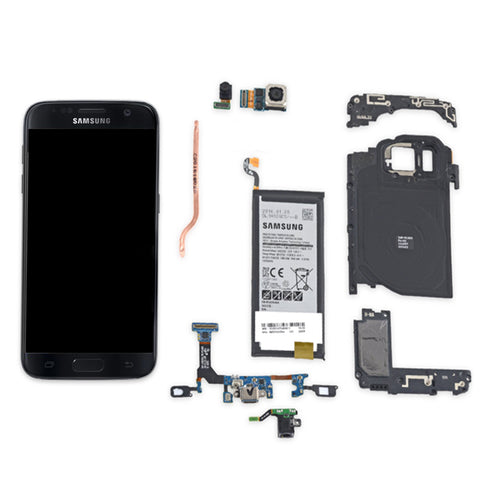 Samsung G930F Galaxy S7 LCD Display + Touchscreen - Pulled Complete Assembly - Black