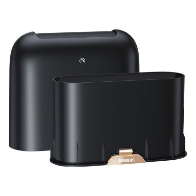 Baseus Car Tool Smart Cleaner Auto Car Trash Can (include Free Trash Bags 2 Rolls/60 pcs Each) Black (CRLJT01-01)