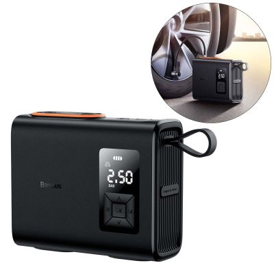 Baseus Car Tool Mega EnergyPump Series Dual Cylinder Wireless Inflator Black