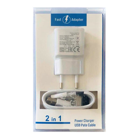 Travel Adapter 2.0A + Type-C to USB Cable (EP-DN930CWE) - White