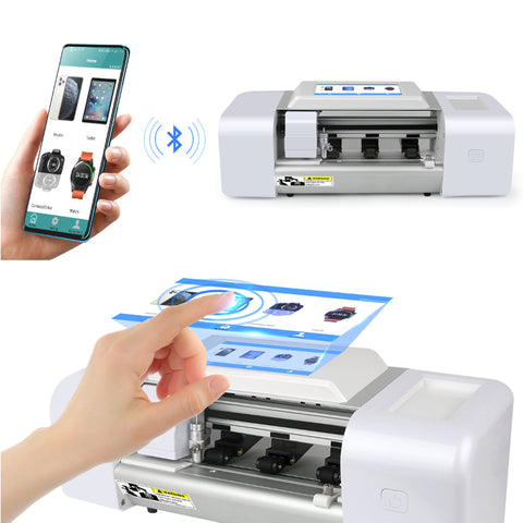 Universal Smart Film Screen Protector Cutting Plotter Station - Black